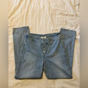 Free People Light Blue Boot Cut Jeans